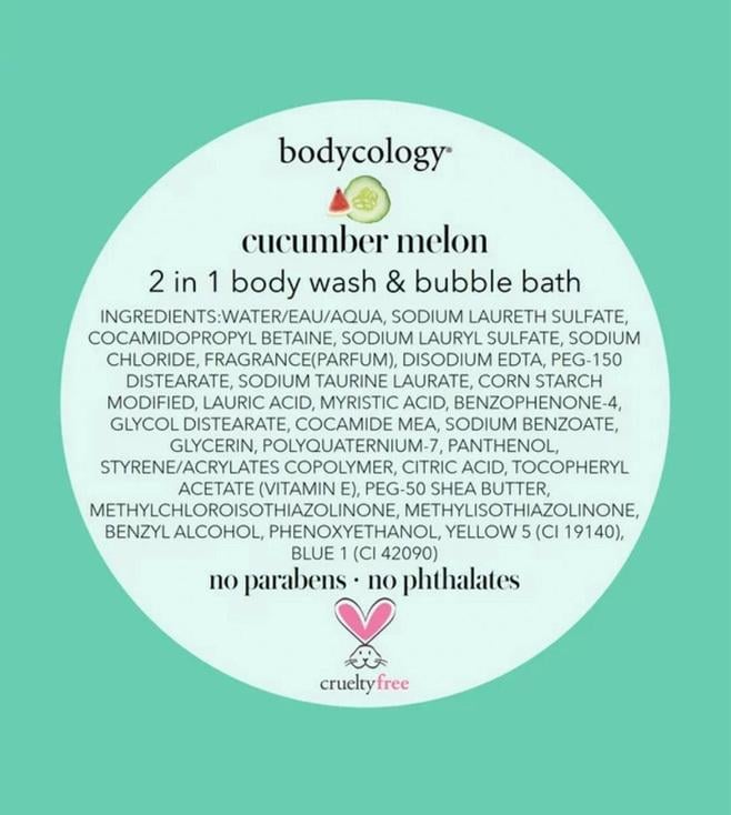Buy Bodycology Cucumber Melon 2 in 1 Body Wash & Bubble Bath - 473 ml  Online On Tata CLiQ Palette
